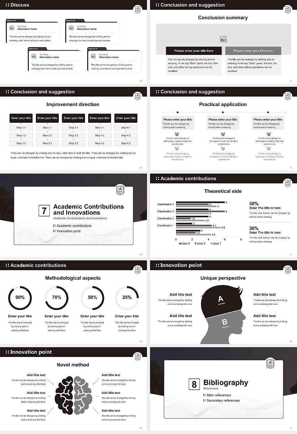 Tokyo Christian University Graduation Thesis Defense PPT Template16:9 ratio PPT effect preview image6