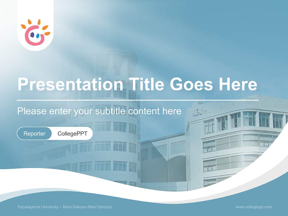 Tezukayama University – Nara Gakuen-Mae Campus Lecture Sharing and Networking Event PPT Template4:3 ratio PPT effect preview image4