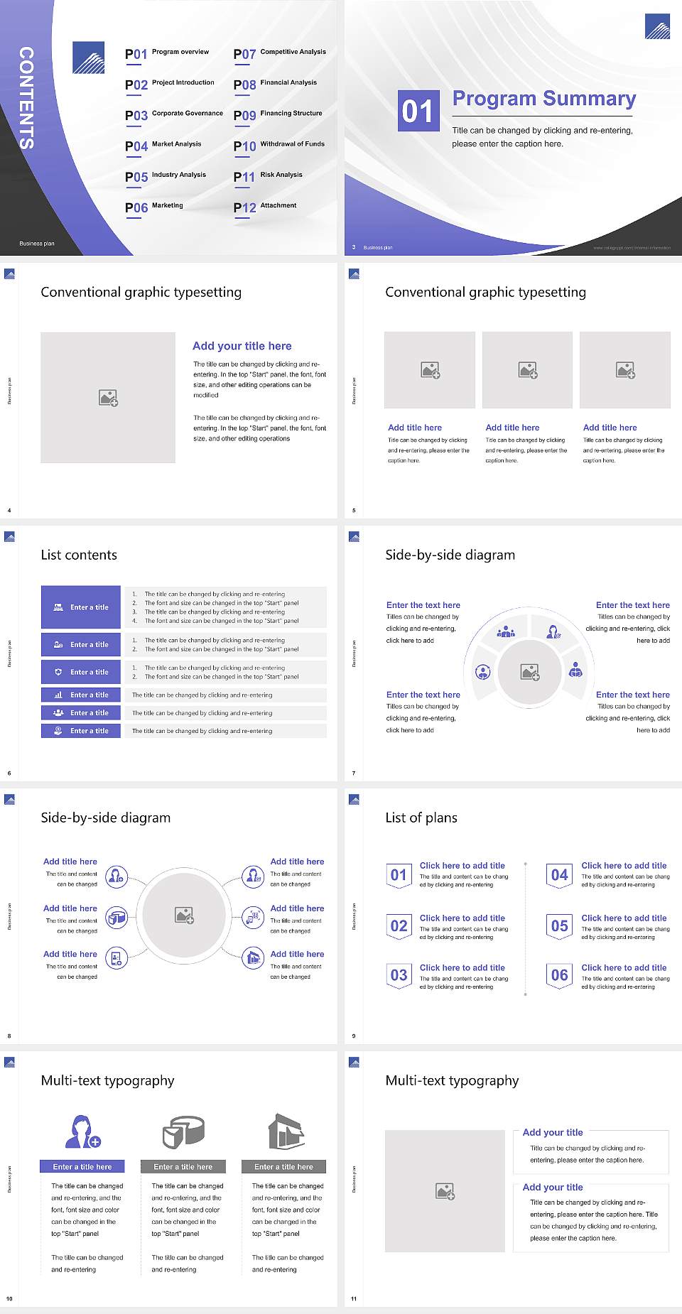 Tokyo Fuji University Competition/Entrepreneurship Contest PPT Template4:3 ratio PPT effect preview image2