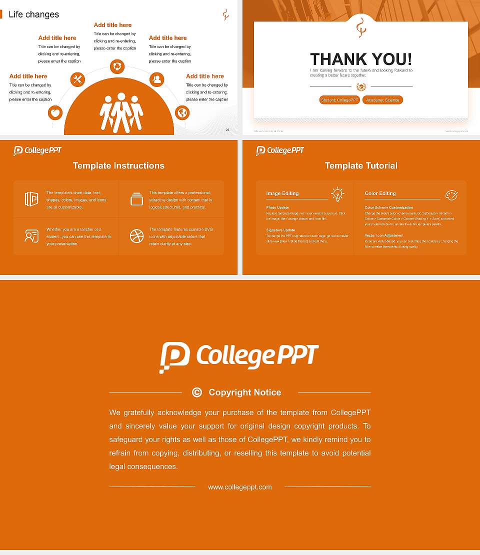 Showa University of Music National Scholarship Defense PPT Template16:9 ratio PPT effect preview image4