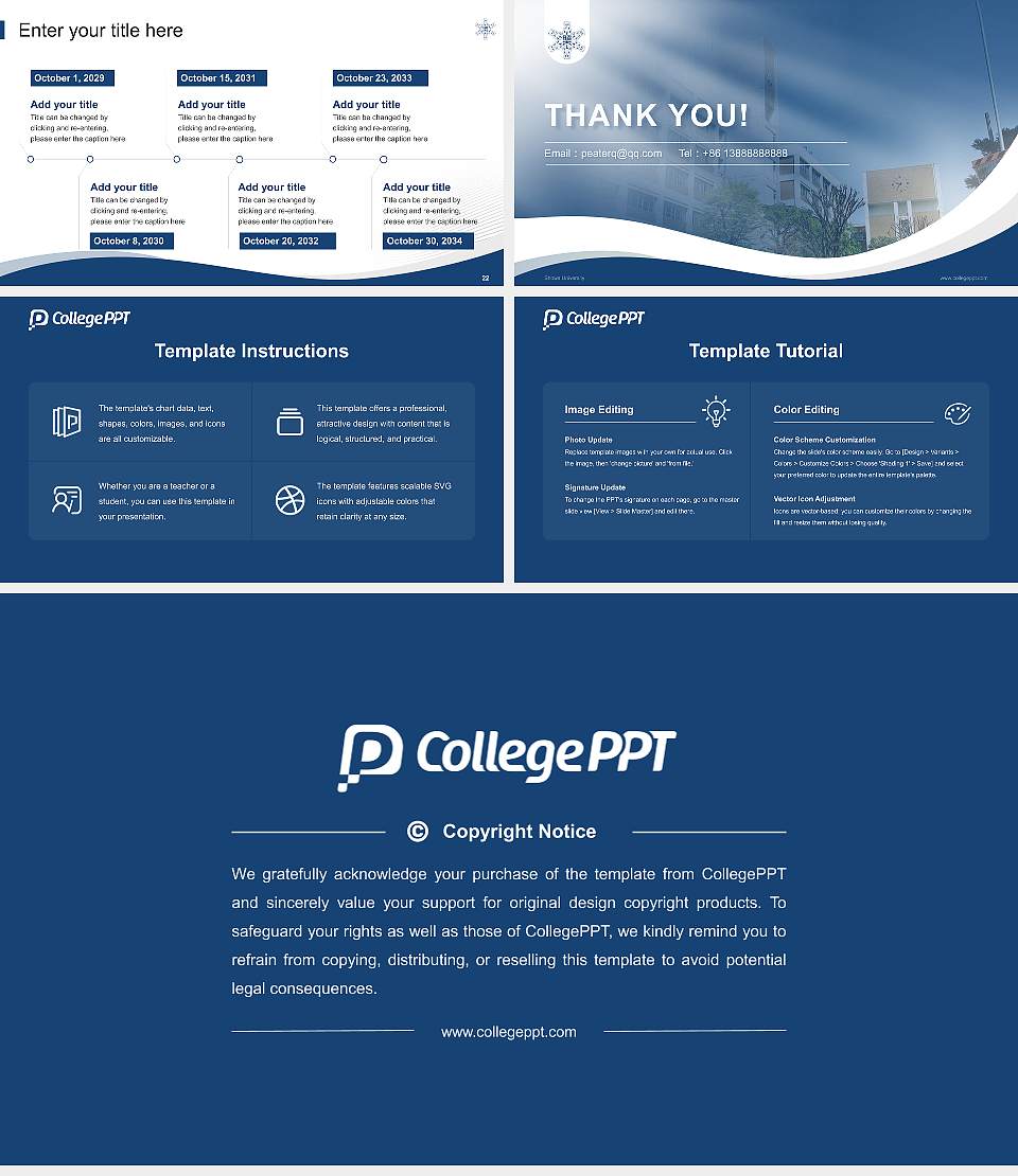 Showa University Lecture Sharing and Networking Event PPT Template16:9 ratio PPT effect preview image4