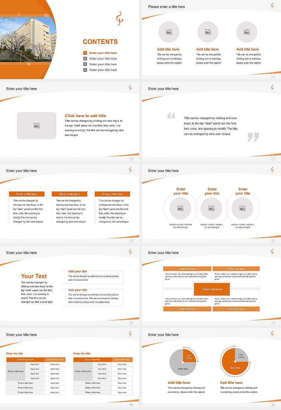 Showa University of Music Course/Courseware Creation PPT Template16:9 ratio PPT effect preview image2