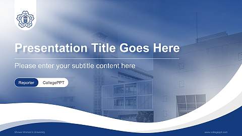 Showa Women’s University Lecture Sharing and Networking Event PPT Template