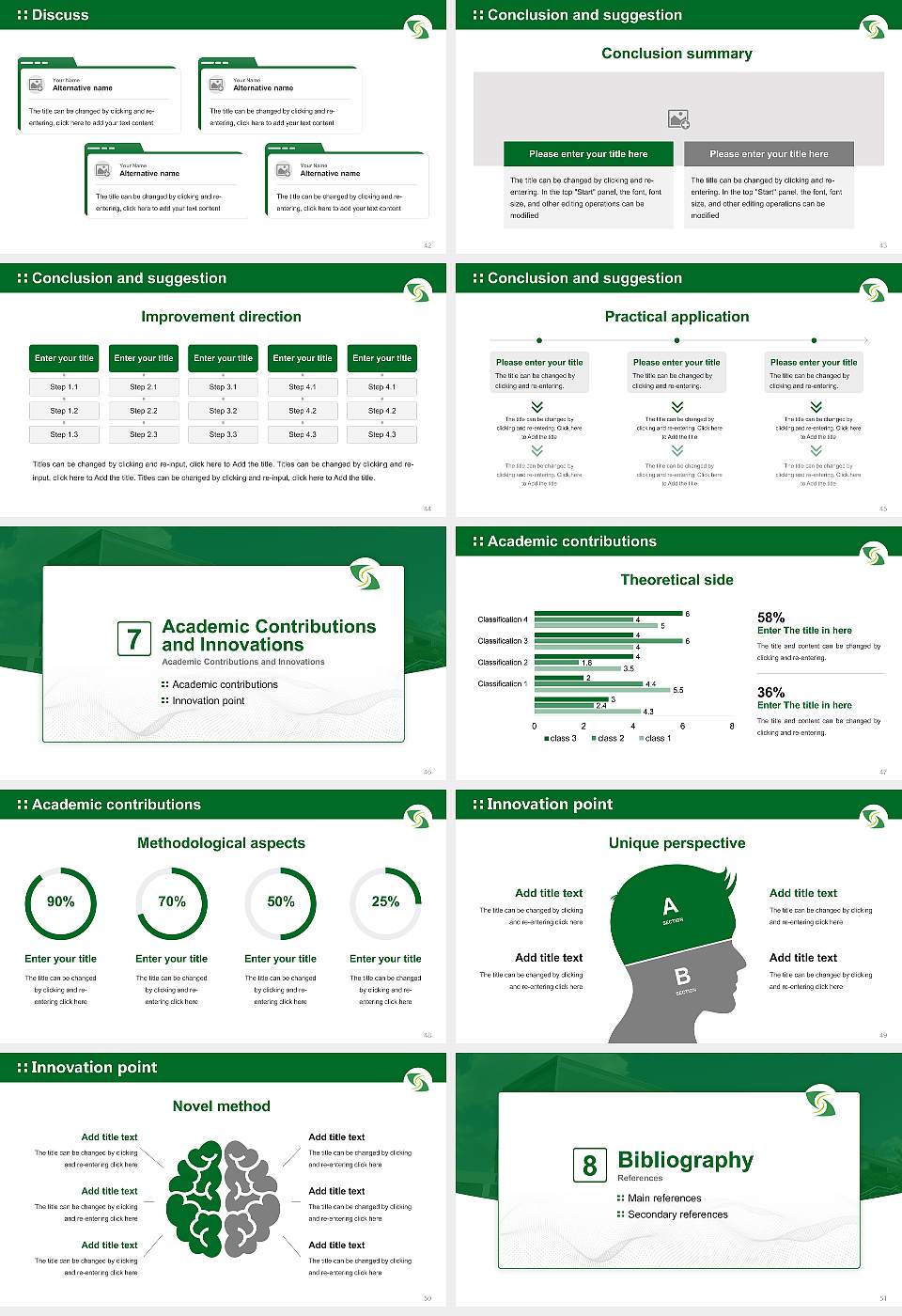 Suwa University of Science Graduation Thesis Defense PPT Template16:9 ratio PPT effect preview image6