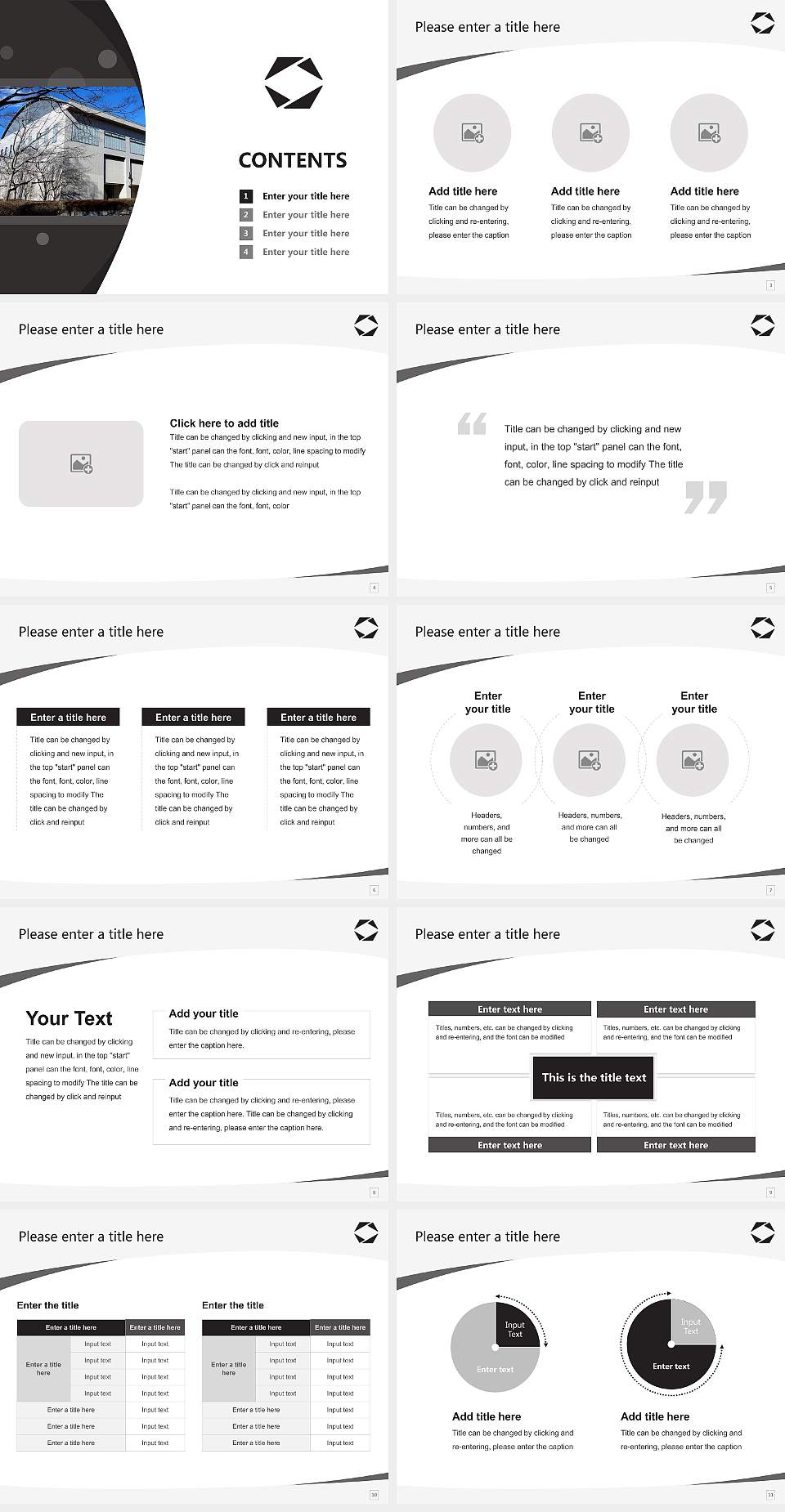 Japan International University Course/Courseware Creation PPT Template4:3 ratio PPT effect preview image2