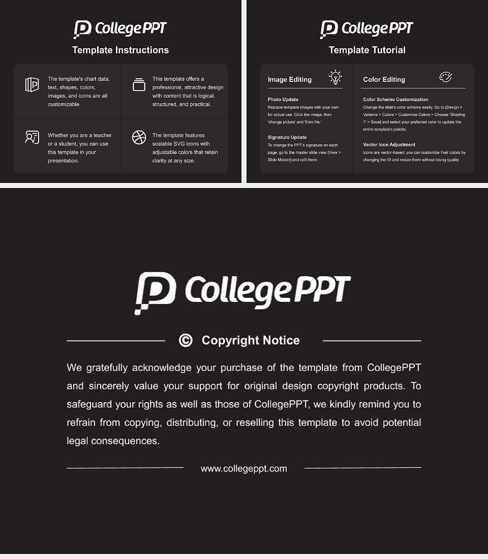 Japan International University Course/Courseware Creation PPT Template4:3 ratio PPT effect preview image5