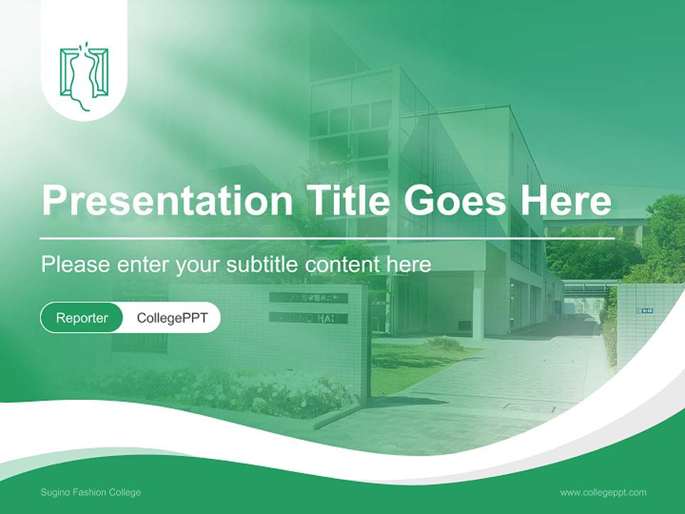 Sugino Fashion College Lecture Sharing and Networking Event PPT Template4:3 ratio PPT effect preview image4