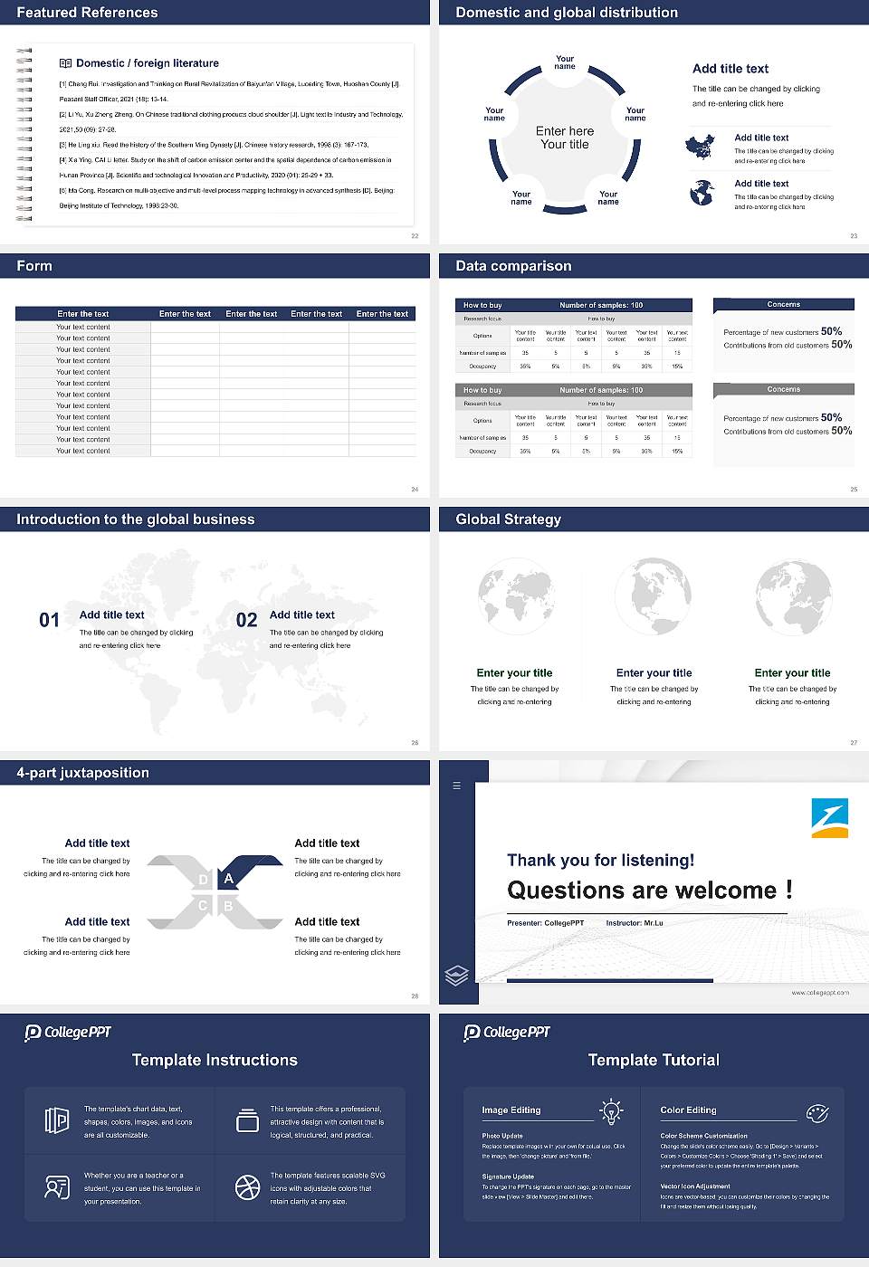 Sojo University Thesis Proposal/Graduation Defense PPT Template16:9 ratio PPT effect preview image4