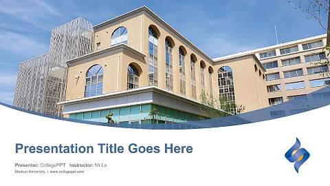 Shubun University Course/Courseware Creation PPT Template
