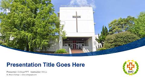 St. Mary’s College Course/Courseware Creation PPT Template