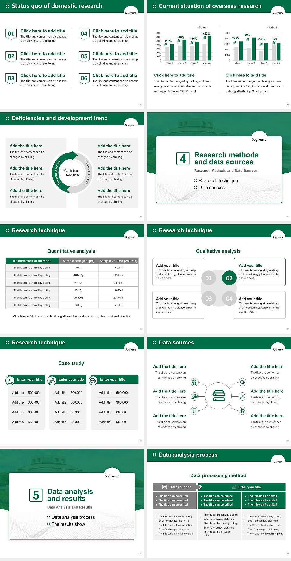 Sugiyama Jogakuen University Graduation Thesis Defense PPT Template4:3 ratio PPT effect preview image4
