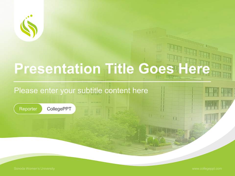 Sonoda Women’s University Lecture Sharing and Networking Event PPT Template4:3 ratio PPT effect preview image4