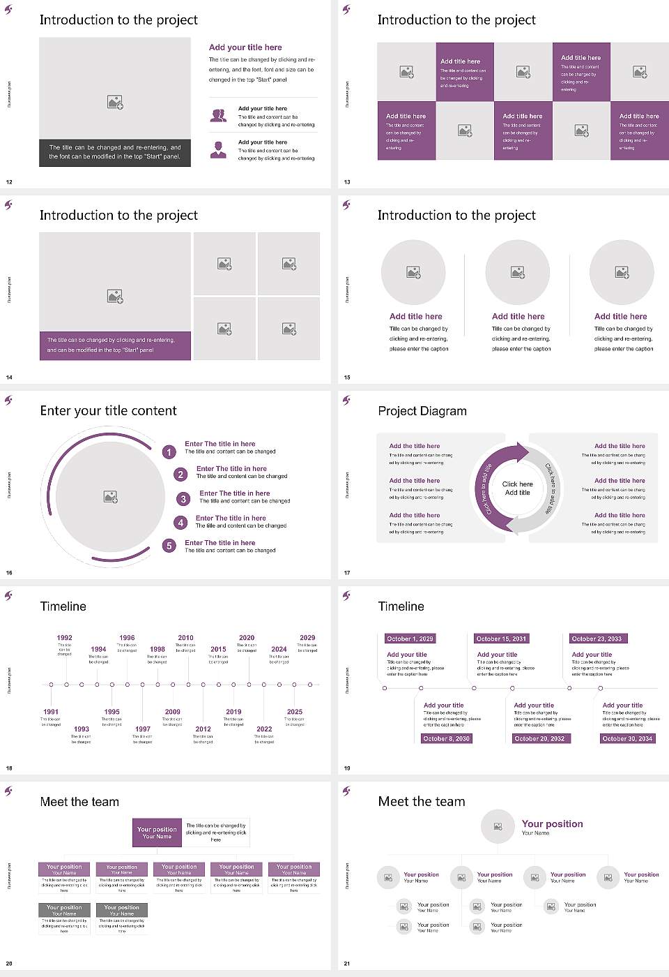 Shujitsu University Competition/Entrepreneurship Contest PPT Template16:9 ratio PPT effect preview image3