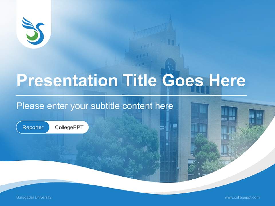 Surugadai University Lecture Sharing and Networking Event PPT Template4:3 ratio PPT effect preview image4