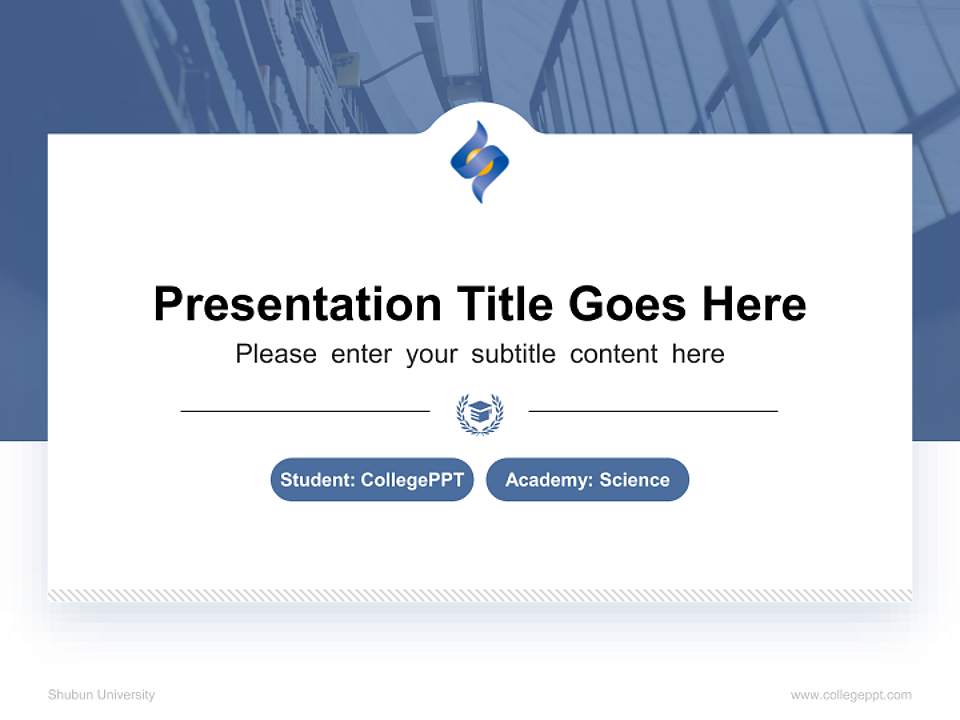 Shubun University National Scholarship Defense PPT Template4:3 ratio PPT effect preview image4