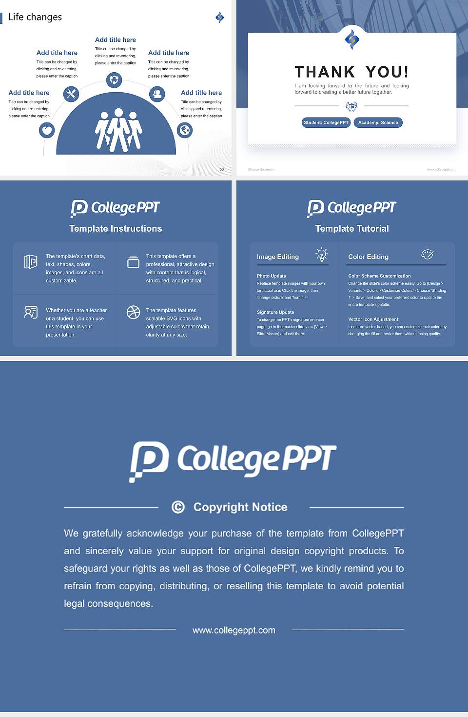 Shubun University National Scholarship Defense PPT Template4:3 ratio PPT effect preview image4
