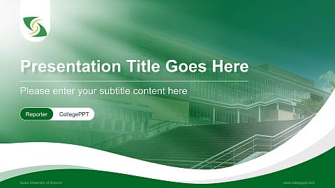 Suwa University of Science Lecture Sharing and Networking Event PPT Template