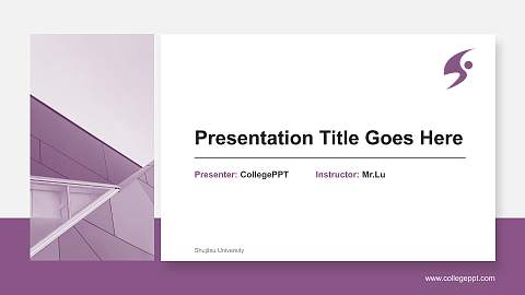 Shujitsu University General PPT Template