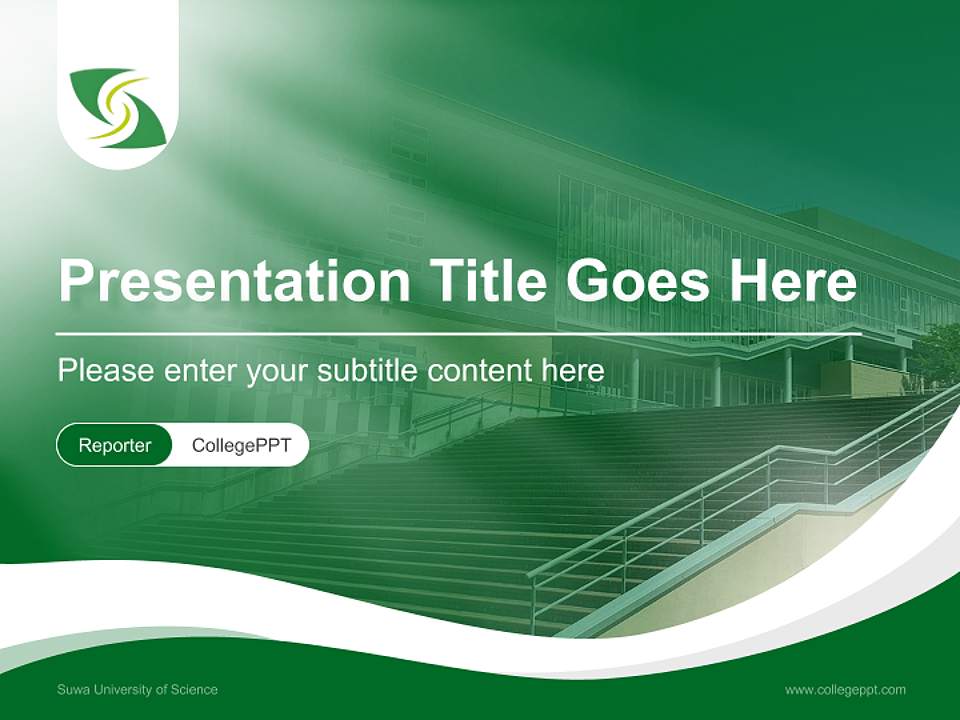Suwa University of Science Lecture Sharing and Networking Event PPT Template4:3 ratio PPT effect preview image4