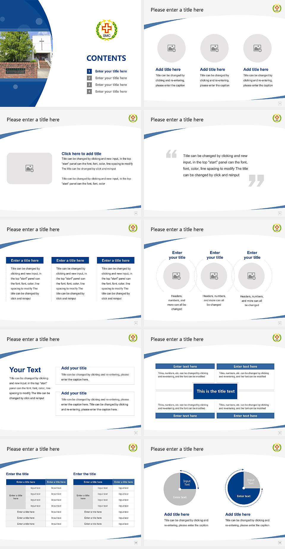 St. Mary’s College Course/Courseware Creation PPT Template4:3 ratio PPT effect preview image2