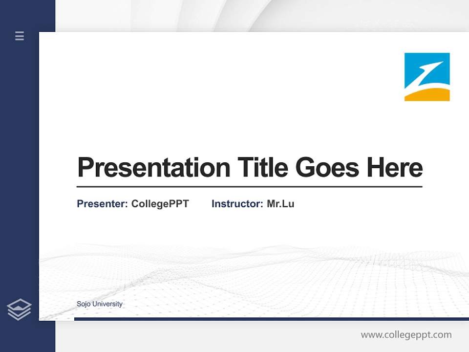 Sojo University Thesis Proposal/Graduation Defense PPT Template4:3 ratio PPT effect preview image5