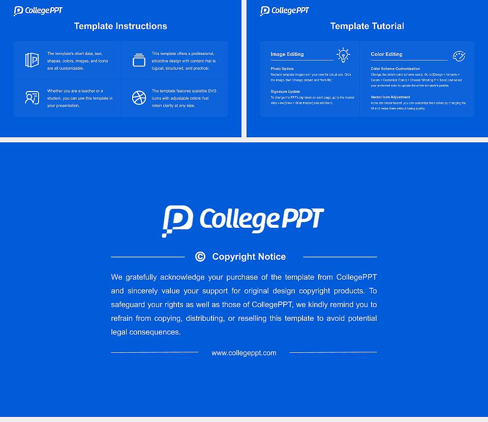 Shuchiin University Course/Courseware Creation PPT Template16:9 ratio PPT effect preview image5