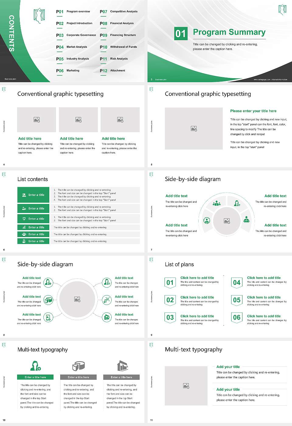 Sugino Fashion College Competition/Entrepreneurship Contest PPT Template16:9 ratio PPT effect preview image2