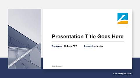 Sojo University General PPT Template