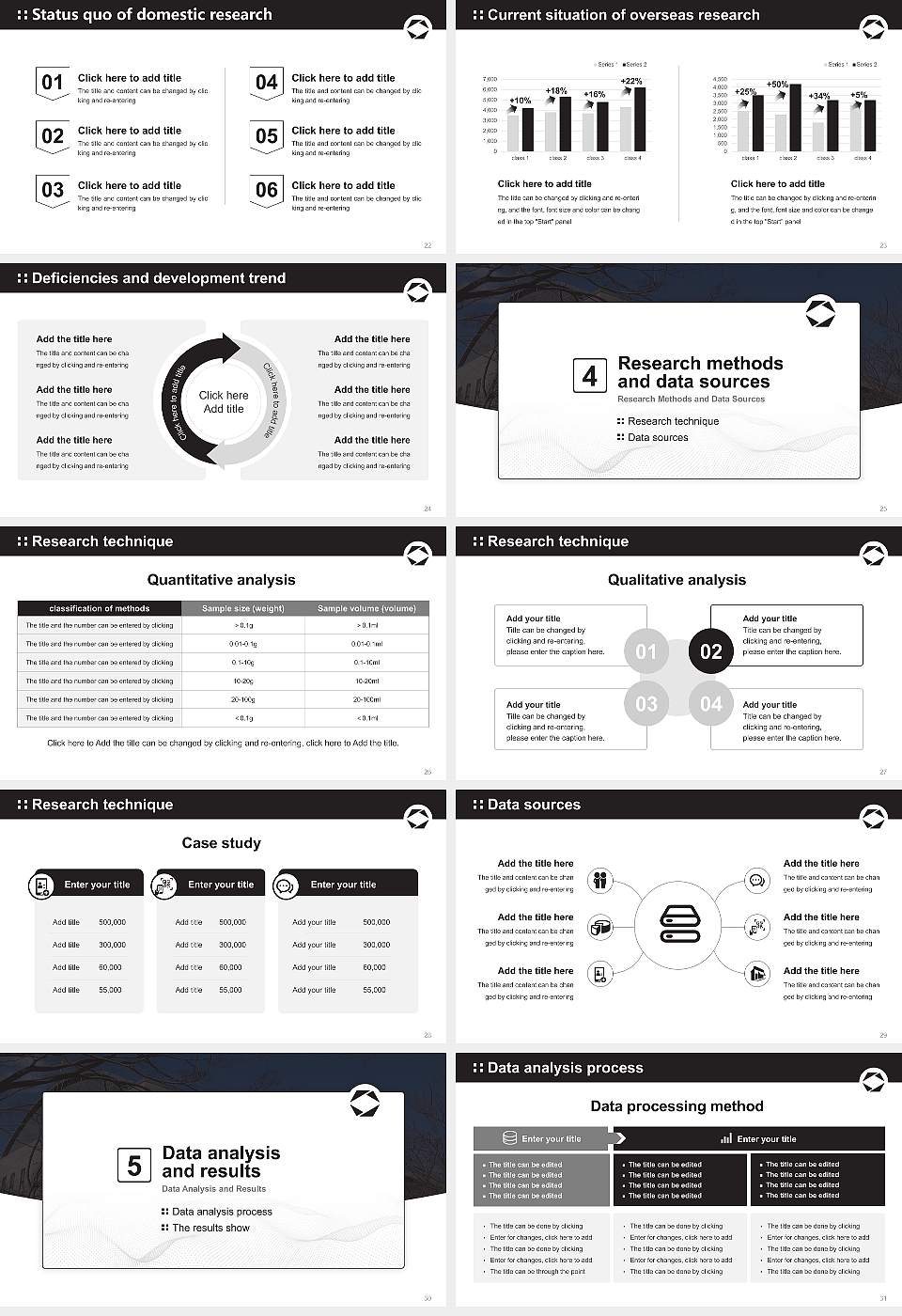 Japan International University Graduation Thesis Defense PPT Template16:9 ratio PPT effect preview image4