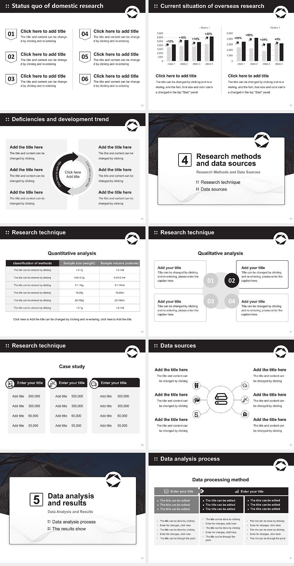 Japan International University Graduation Thesis Defense PPT Template4:3 ratio PPT effect preview image4