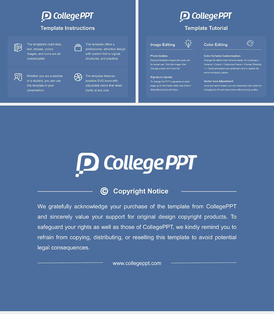 Shubun University Course/Courseware Creation PPT Template4:3 ratio PPT effect preview image5
