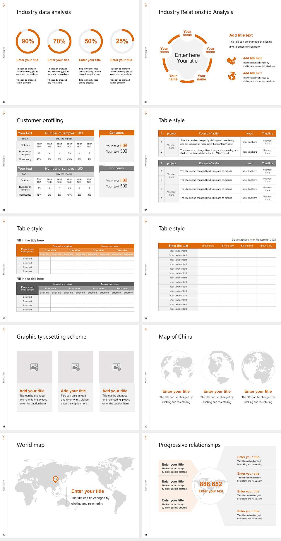 Showa University of Music Competition/Entrepreneurship Contest PPT Template4:3 ratio PPT effect preview image5