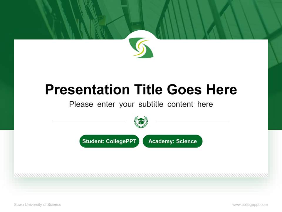 Suwa University of Science National Scholarship Defense PPT Template4:3 ratio PPT effect preview image4