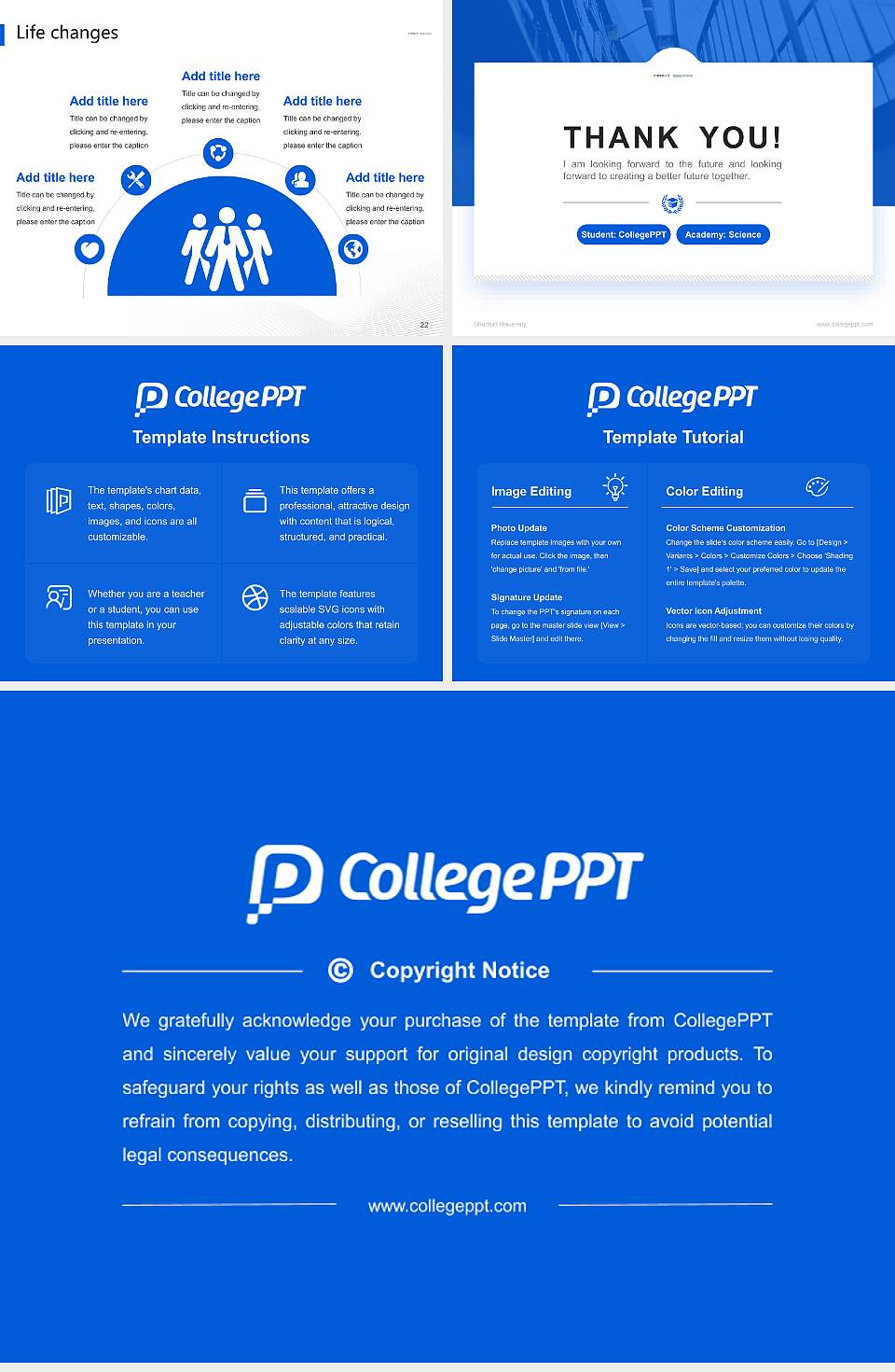Shuchiin University National Scholarship Defense PPT Template4:3 ratio PPT effect preview image4