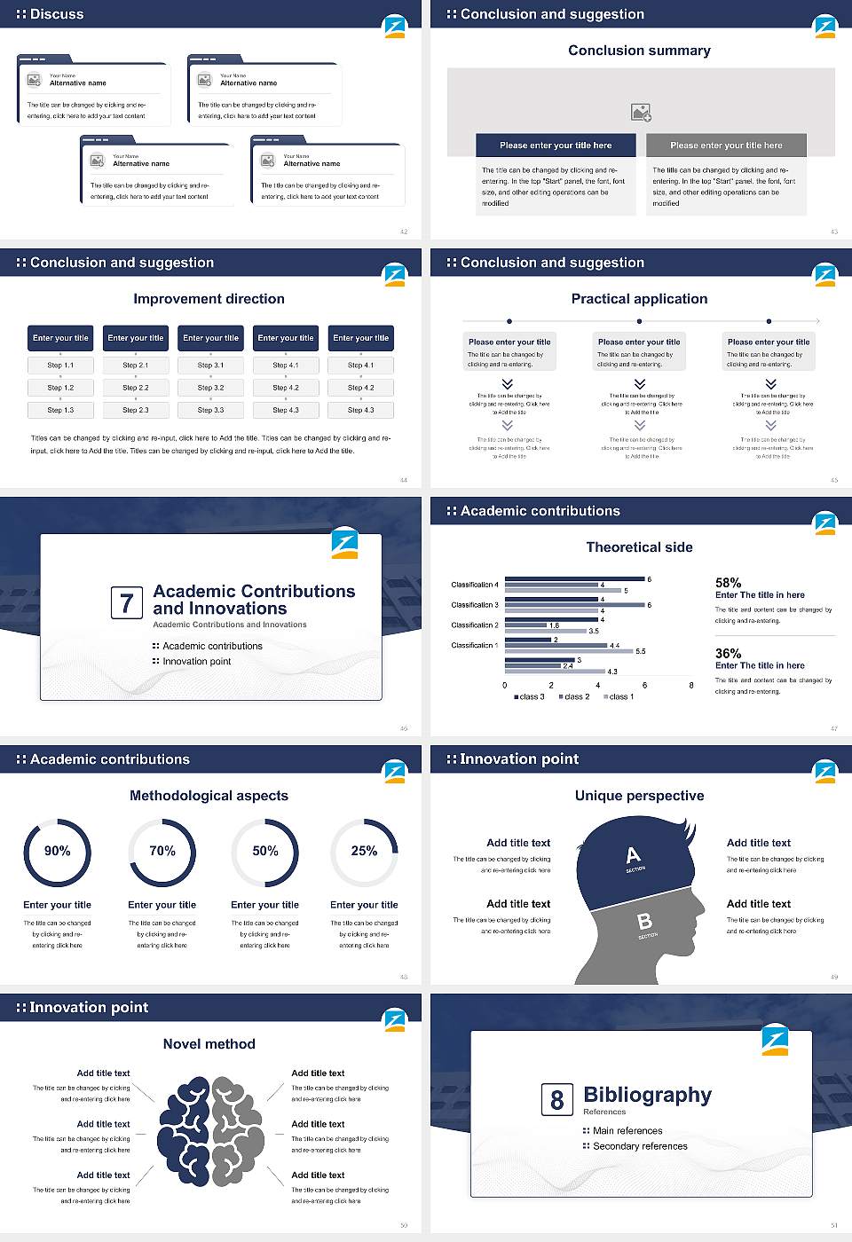 Sojo University Graduation Thesis Defense PPT Template16:9 ratio PPT effect preview image6