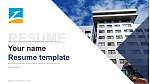Sojo University Resume Templat PPT