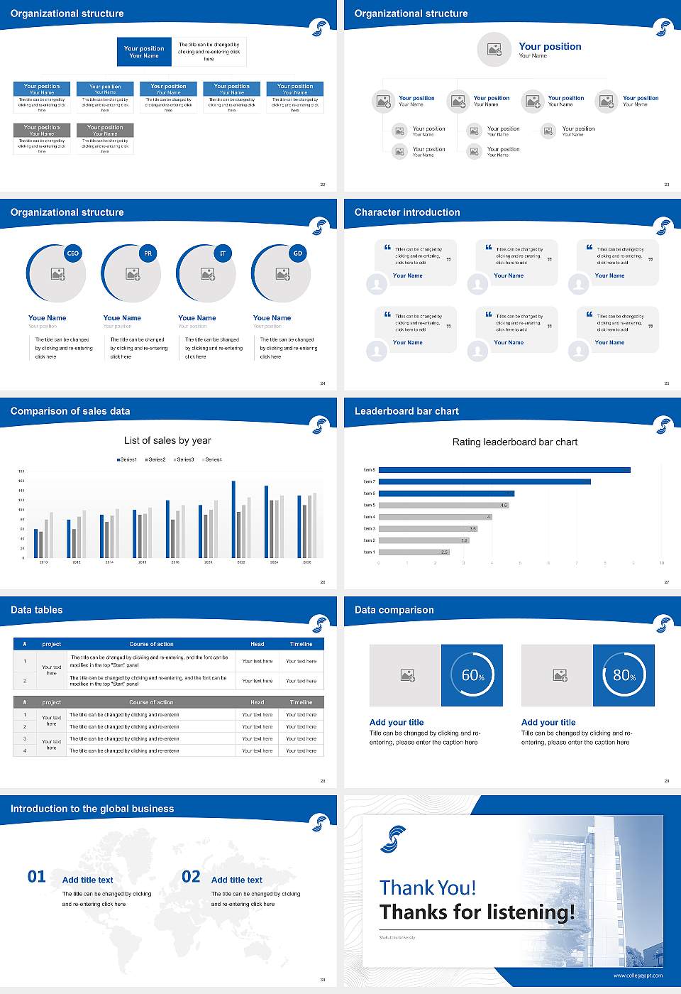Shukutoku University Academic Presentation/Research Findings Report PPT Template16:9 ratio PPT effect preview image4