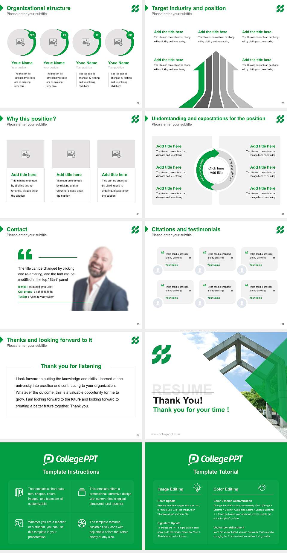 Showa Pharmaceutical University Resume PPT Template4:3 ratio PPT effect preview image4