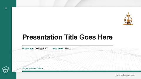 Kerala Kalamandalam Thesis Proposal/Graduation Defense PPT Template