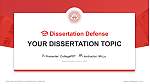 Jiwaji University Graduation Thesis Defense PPT Template