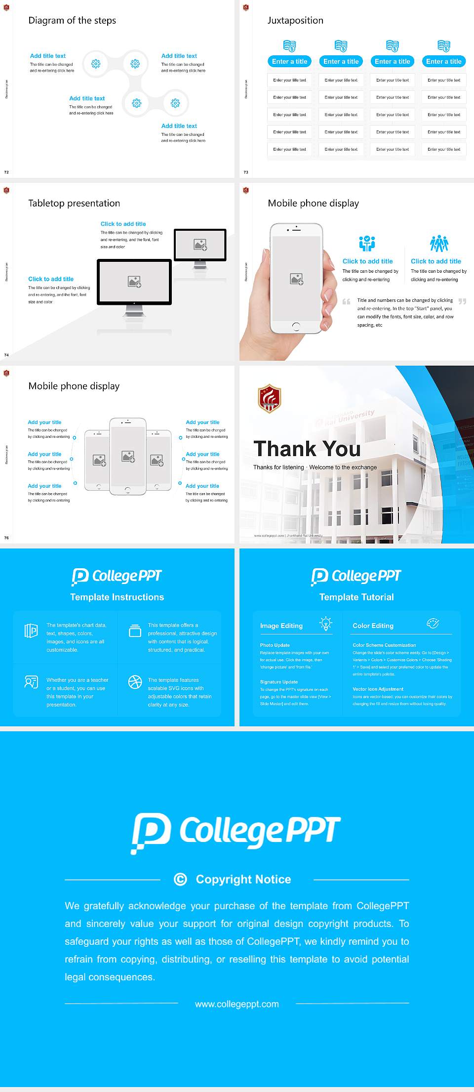 Jharkhand Rai University Competition/Entrepreneurship Contest PPT Template4:3 ratio PPT effect preview image9