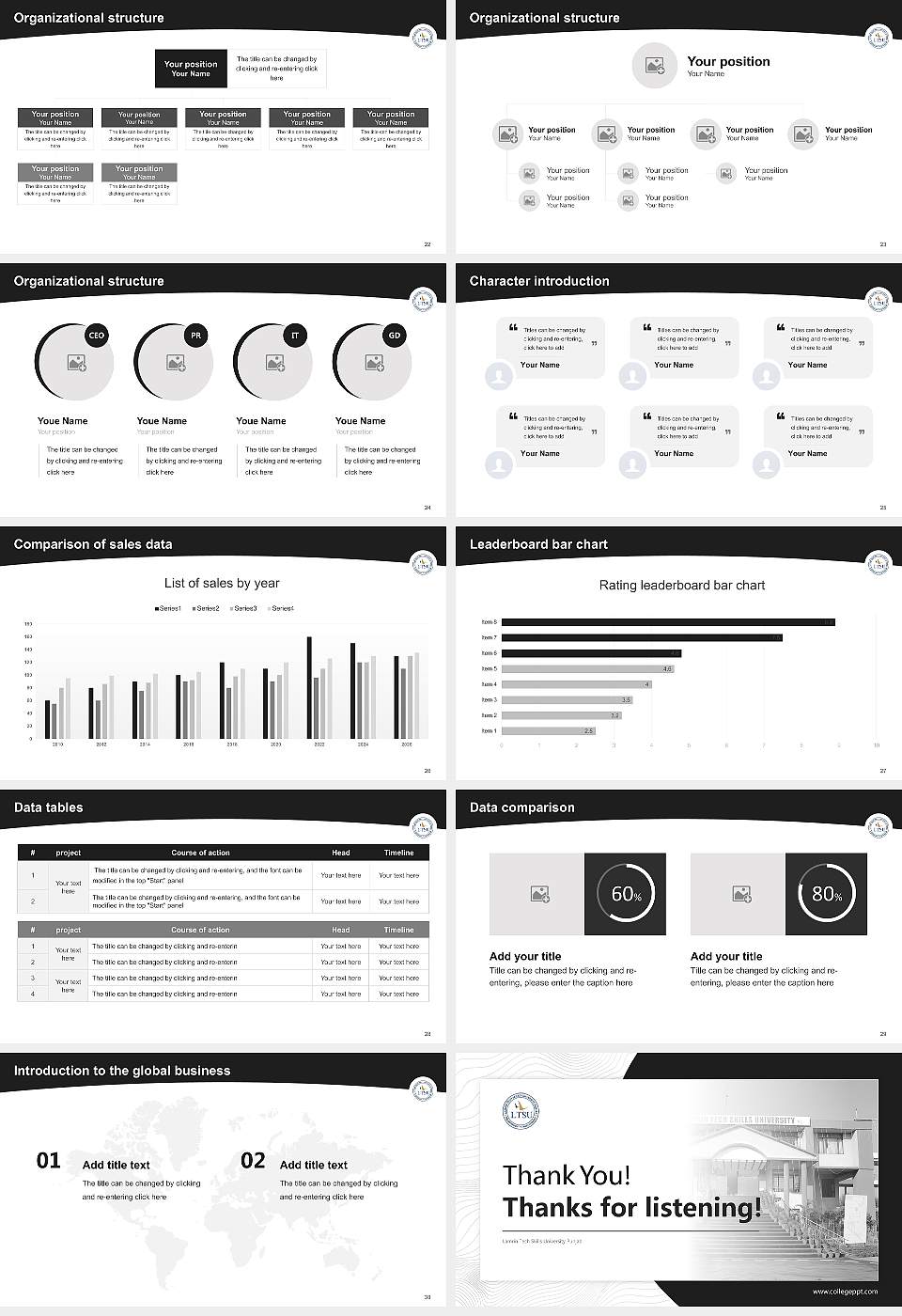 Lamrin Tech Skills University Punjab Academic Presentation/Research Findings Report PPT Template16:9 ratio PPT effect preview image4