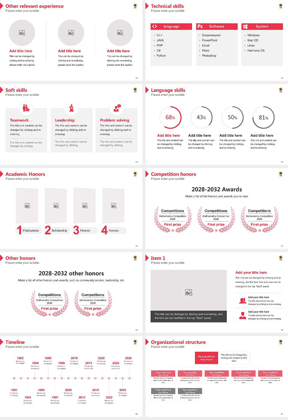 Karnataka Folklore University Resume PPT Template16:9 ratio PPT effect preview image3