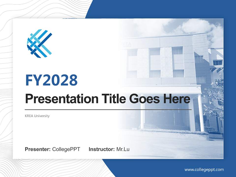 KREA University Academic Presentation/Research Findings Report PPT Template4:3 ratio PPT effect preview image5