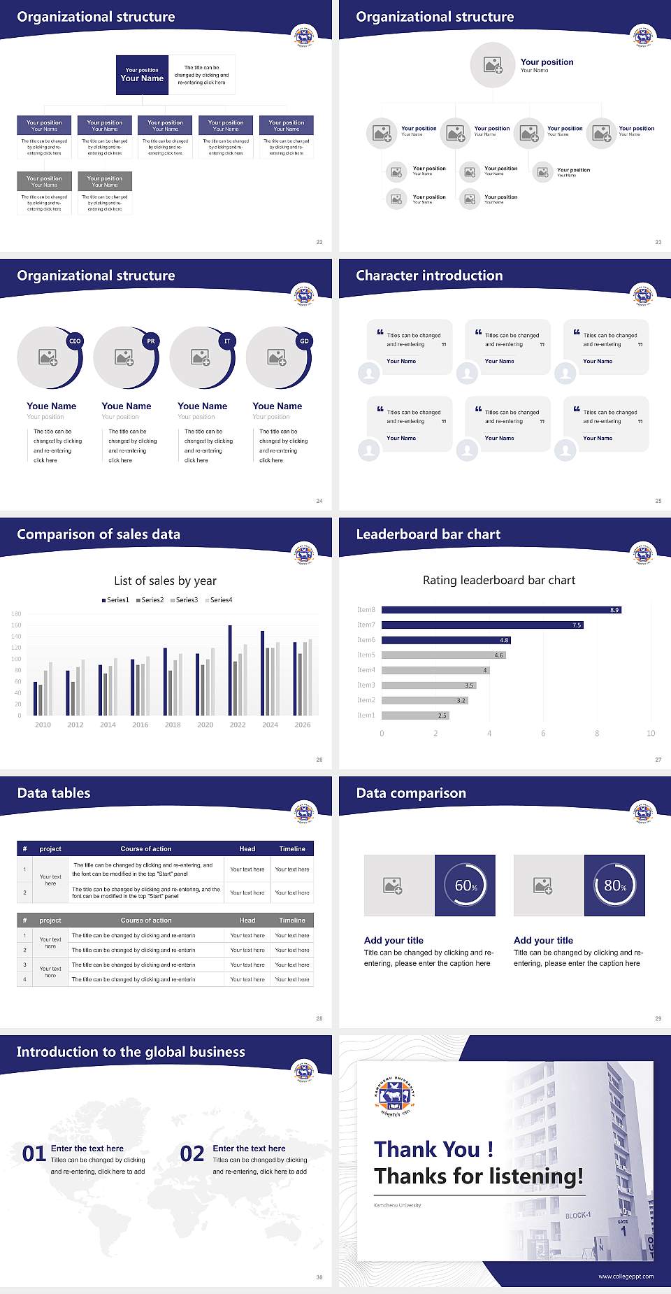 Kamdhenu University Academic Presentation/Research Findings Report PPT Template4:3 ratio PPT effect preview image4