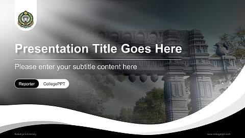 Kakatiya University Lecture Sharing and Networking Event PPT Template