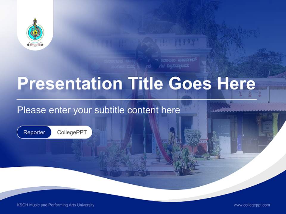 KSGH Music and Performing Arts University Lecture Sharing and Networking Event PPT Template4:3 ratio PPT effect preview image4