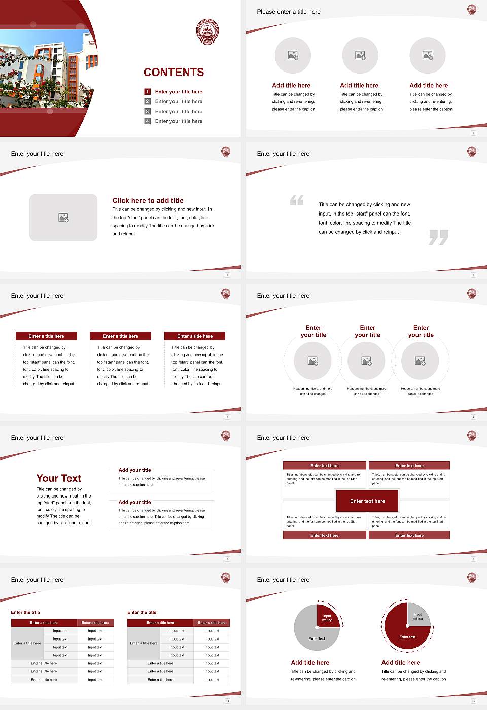 Krishna Kanta Handiqui State Open University Course/Courseware Creation PPT Template16:9 ratio PPT effect preview image2