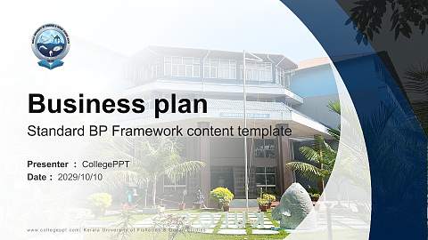 Kerala University of Fisheries & Ocean Studies Competition/Entrepreneurship Contest PPT Template