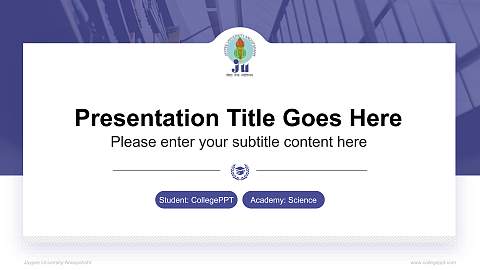 Jaypee University-Anoopshahr National Scholarship Defense PPT Template